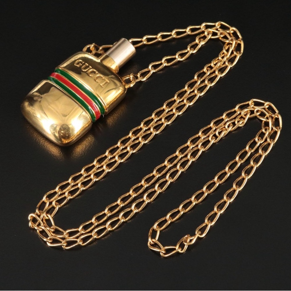 Gucci Bottle Charm on a Chain Necklace - Picture 4 of 5